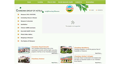 Desktop Screenshot of chandanaresorts.com